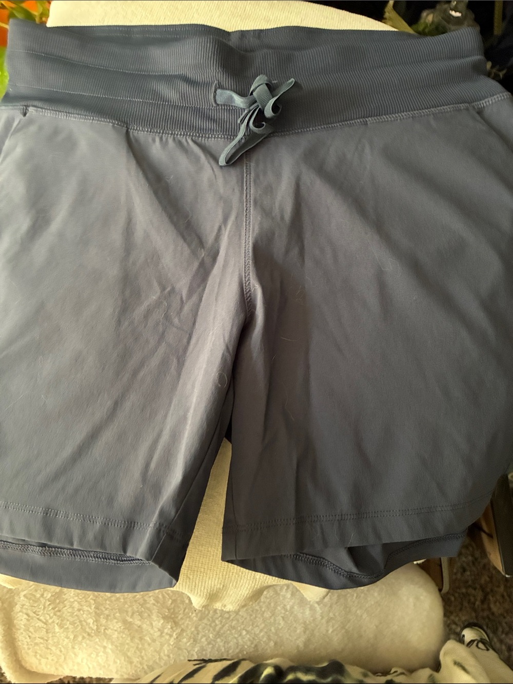 Tuff Athletics Slate Blue woman’s shorts. Size Medium.